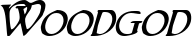 Woodgod font