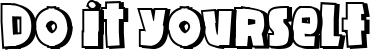 Do it yourself font