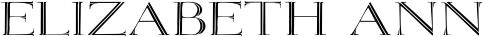 Elizabeth ANN font