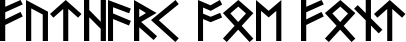 Futhark Aoe font font