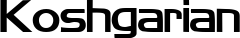 Koshgarian font