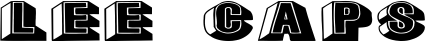 Lee Caps font