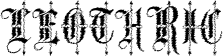 Leothric font