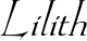 Lilith font