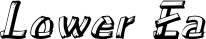 Lower Ea font