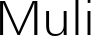 Muli font
