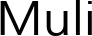 Muli font