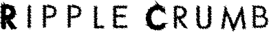 Ripple Crumb font