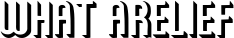 What ARelief font