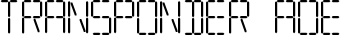 Transponder aoe font