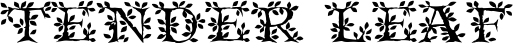 Tender leaf font