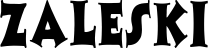 Zaleski font