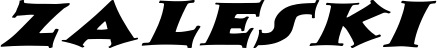 Zaleski font