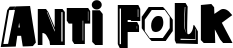 Anti Folk font