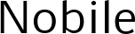 Nobile font