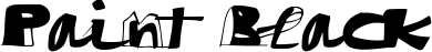 Paint Black font