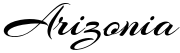 Arizonia font