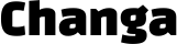 Changa font