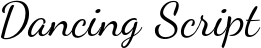 Dancing Script font