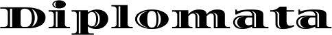 Diplomata font