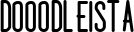 Dooodleista font