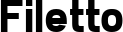 Filetto font