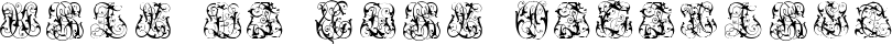 Hard to Read Monograms font