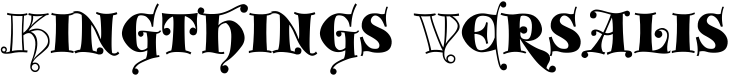 Kingthings Versalis font