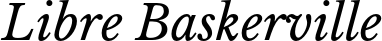 Libre Baskerville font