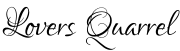 Lovers Quarrel font