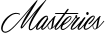 Masterics font