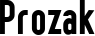 Prozak font