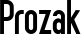 Prozak font
