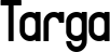 Targa font