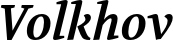 Volkhov font
