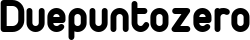 Duepuntozero font