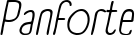 Panforte font