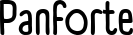 Panforte font