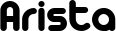 Arista font