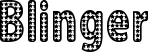 Blinger font