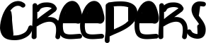 Creepers font