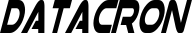 Datacron font