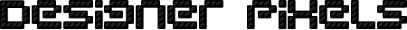 Designer Pixels font