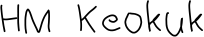 HM Keokuk font