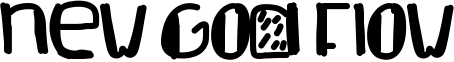 New God Flow font