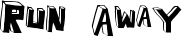 Run Away font