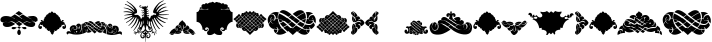 Unpublished Ornaments font