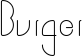 Burger font