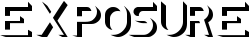 EXPOSURE font