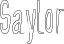 Saylor font